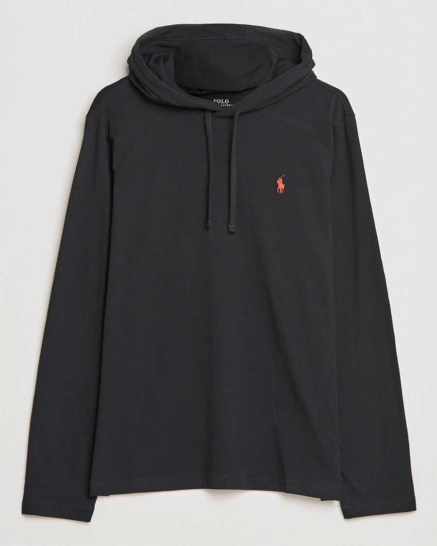 Homme | Pulls Et Tricots | Polo Ralph Lauren | Long Sleeve Hooded T-Shirt Polo Black