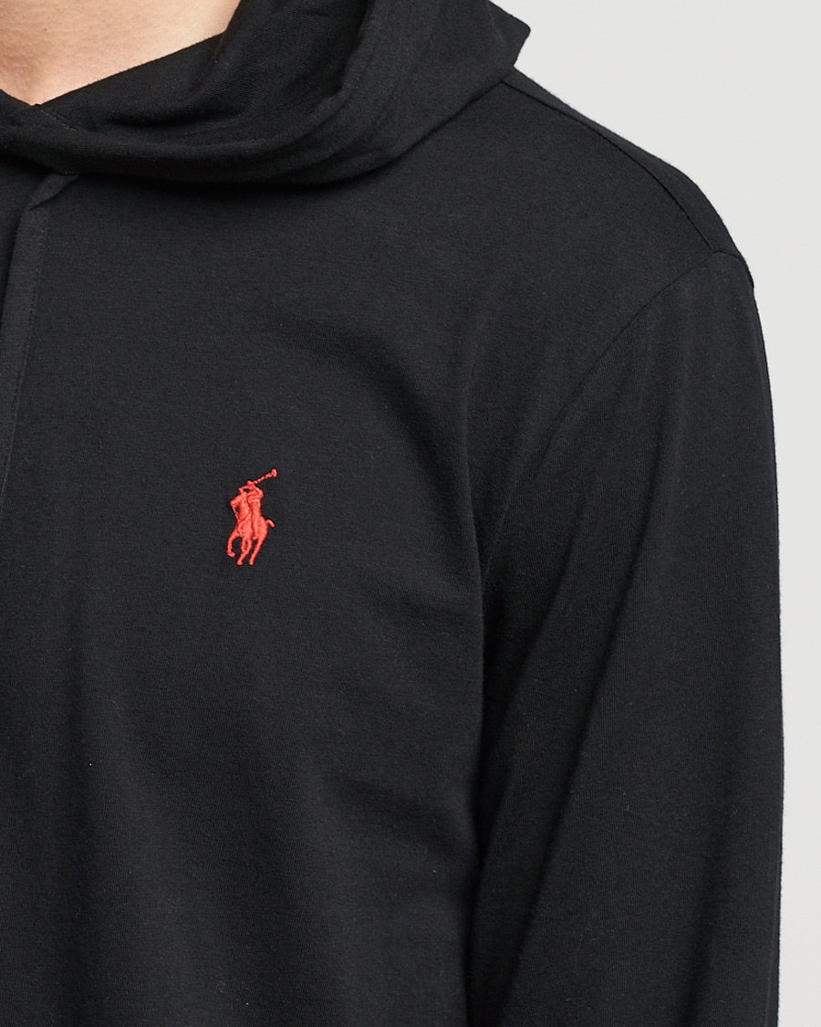 Homme | Pulls Et Tricots | Polo Ralph Lauren | Long Sleeve Hooded T-Shirt Polo Black
