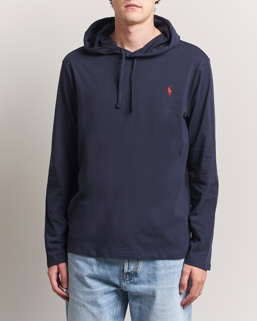 Homme | Pulls Et Tricots | Polo Ralph Lauren | Long Sleeve Hooded T-Shirt Ink