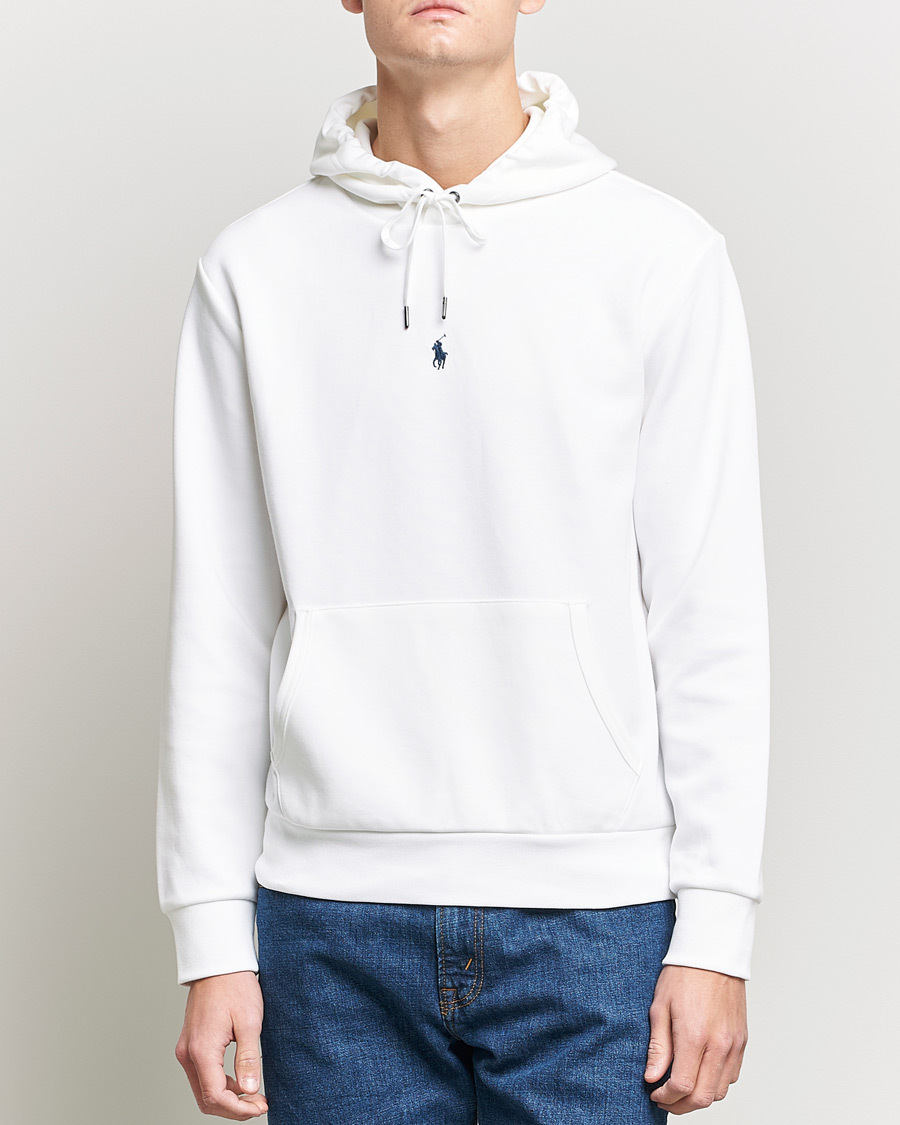 Homme | Pulls Et Tricots | Polo Ralph Lauren | Chest Logo Hoodie White