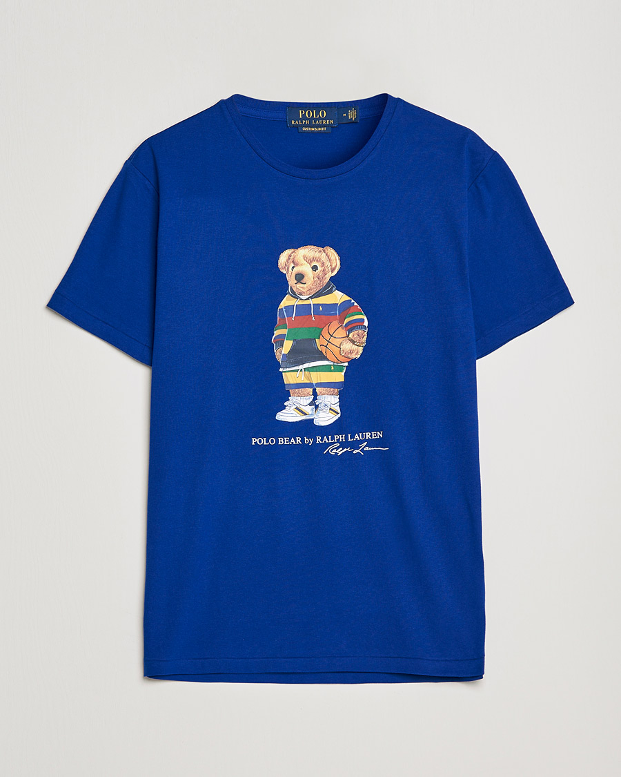 Homme | T-shirts | Polo Ralph Lauren | Printed Active Bear Crew Neck Tee Heritage Royal