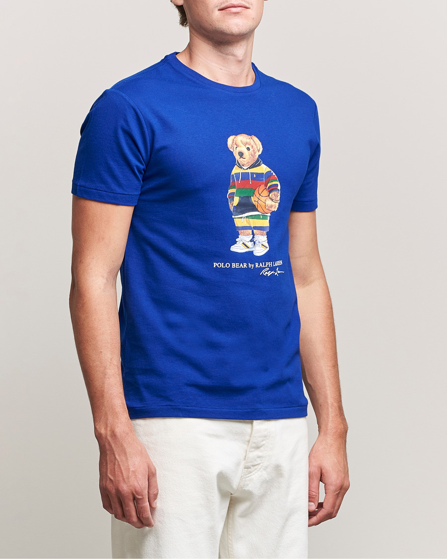 Homme | T-shirts | Polo Ralph Lauren | Printed Active Bear Crew Neck Tee Heritage Royal