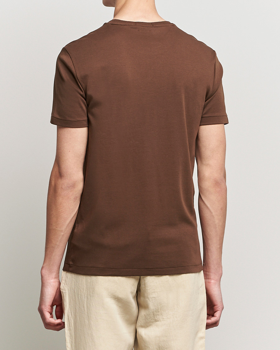 Homme | T-shirts | Polo Ralph Lauren | Luxury Pima Cotton Crew Neck Tee American Brown