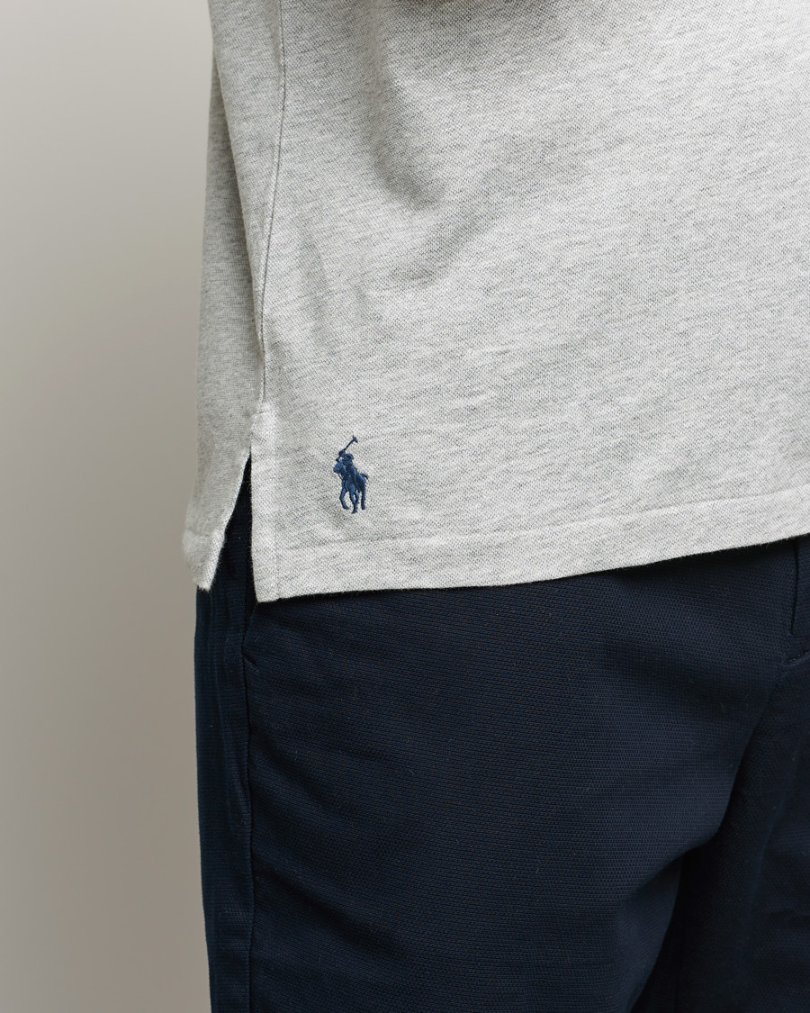 Homme | Polos | Polo Ralph Lauren | Custom Slim Fit Cotton/Linen Polo Andover Heather