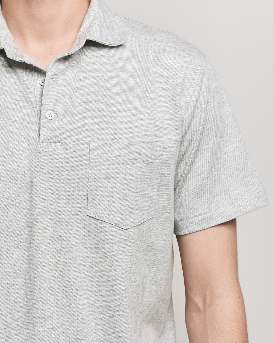 Homme | Polos | Polo Ralph Lauren | Custom Slim Fit Cotton/Linen Polo Andover Heather