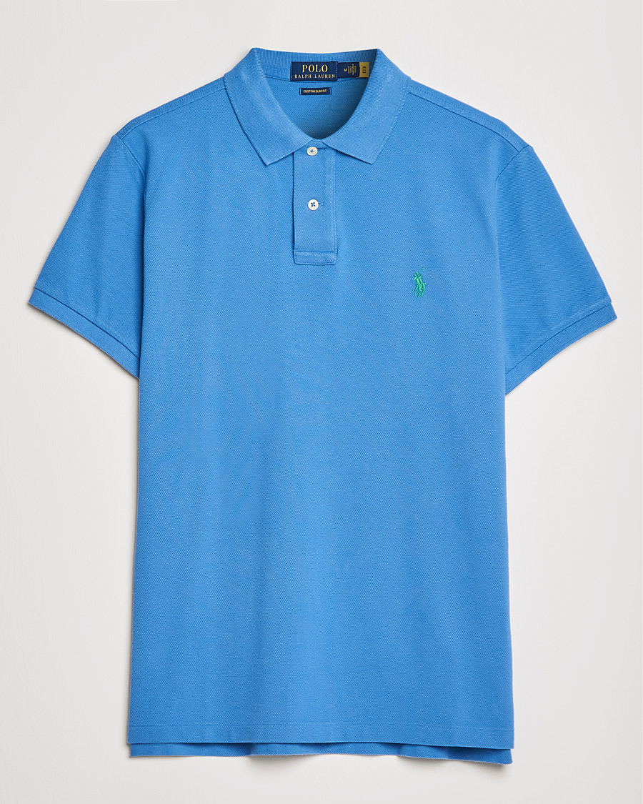 Homme | Polos | Polo Ralph Lauren | Custom Slim Fit Polo Retreat Blue