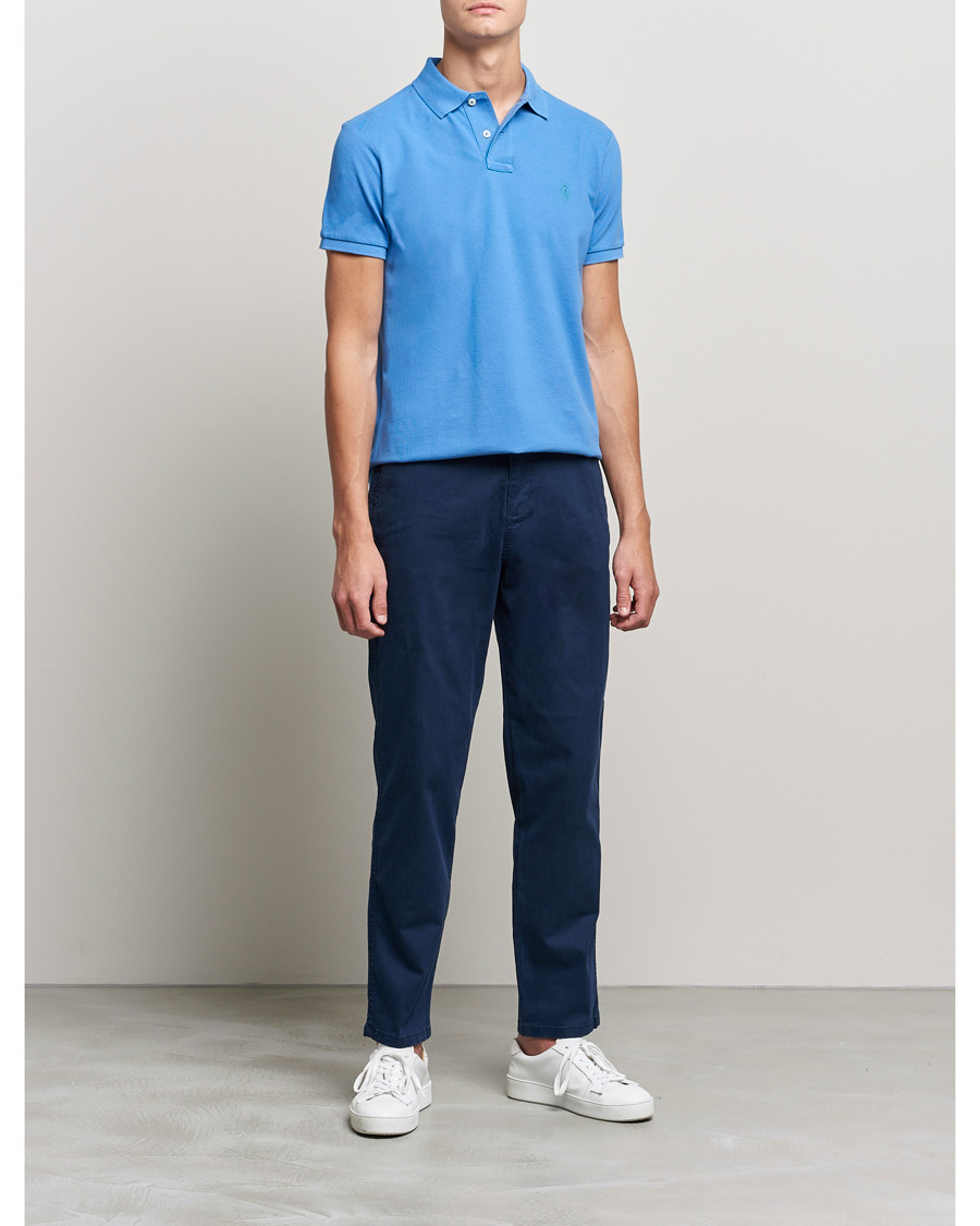 Homme | Polos | Polo Ralph Lauren | Custom Slim Fit Polo Retreat Blue