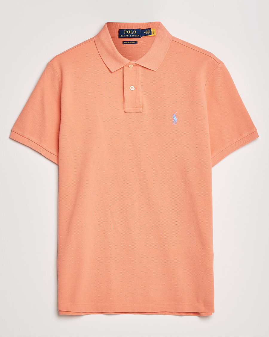 Homme | Polos | Polo Ralph Lauren | Custom Slim Fit Polo Deep Mango