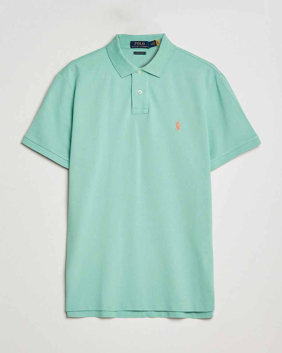 Homme | Polos | Polo Ralph Lauren | Custom Slim Fit Polo Celadon Green