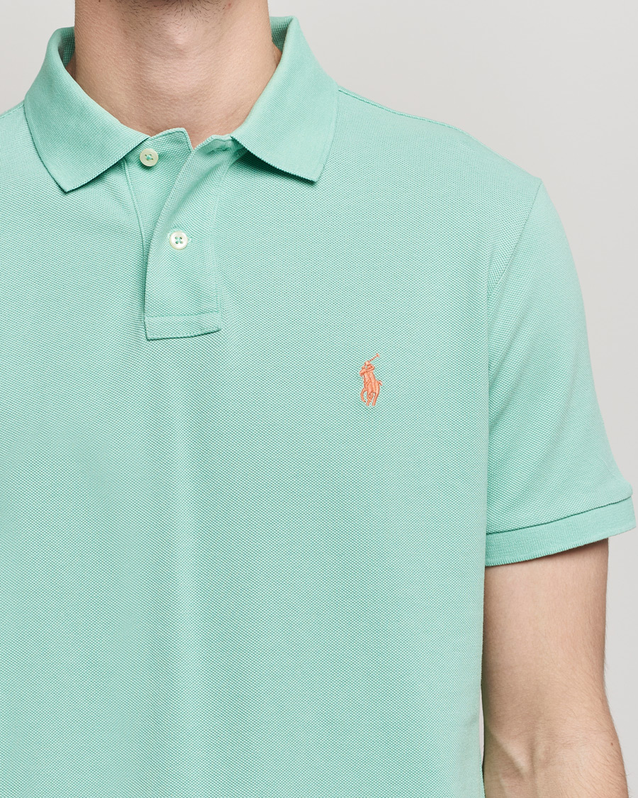 Homme | Polos | Polo Ralph Lauren | Custom Slim Fit Polo Celadon Green