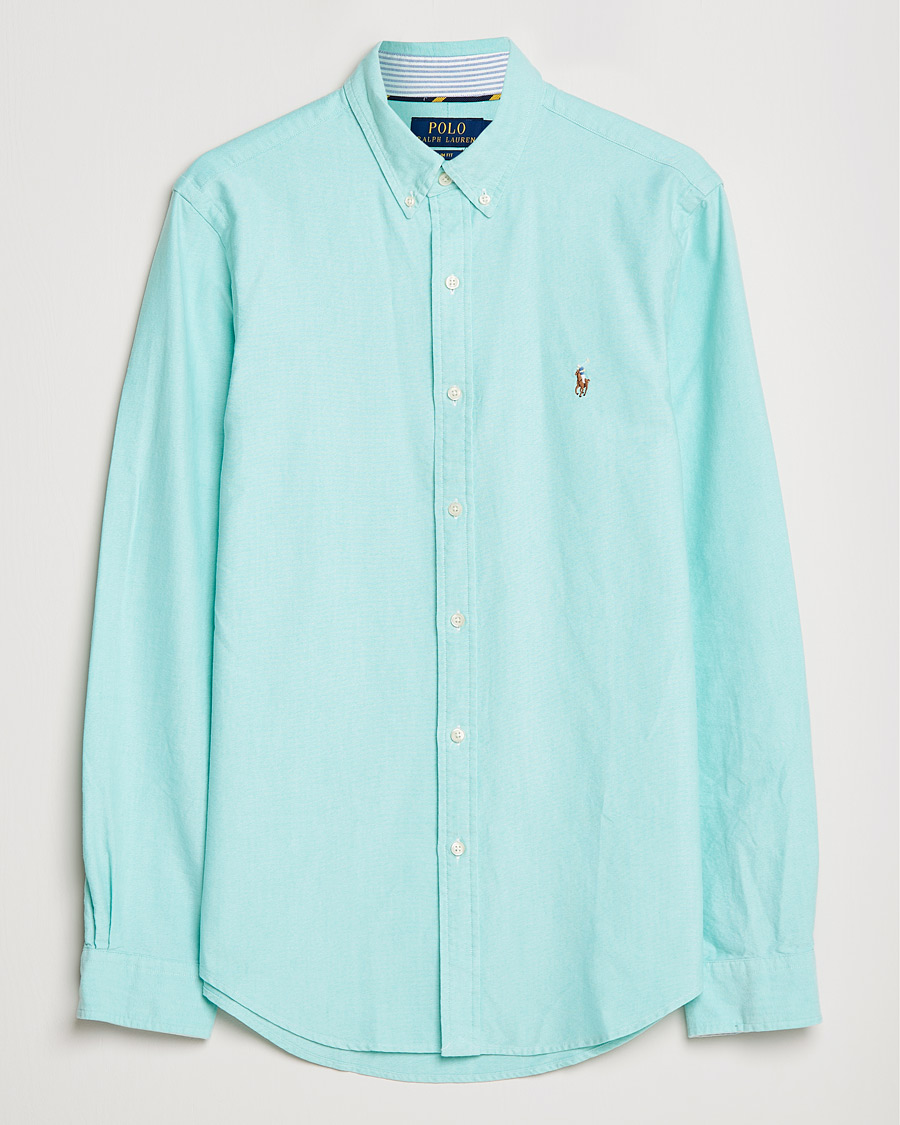 Homme | Chemises | Polo Ralph Lauren | Slim Fit Oxford Button Down Shirt Sunset Green