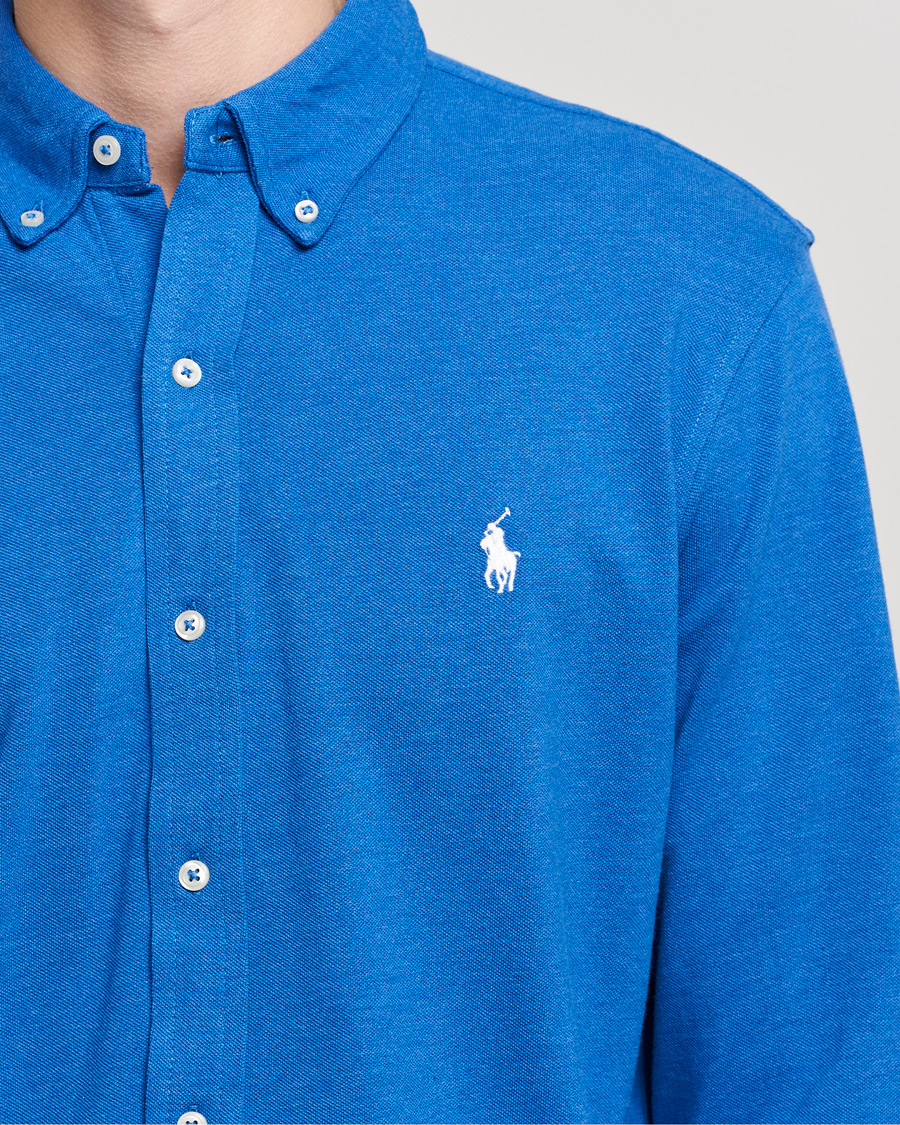 Homme | Chemises | Polo Ralph Lauren | Featherweight Mesh Shirt Dockside Blue Heather
