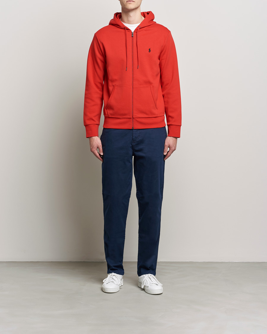Homme | Pulls Et Tricots | Polo Ralph Lauren | Tech Performance Full Zip Hoodie Red