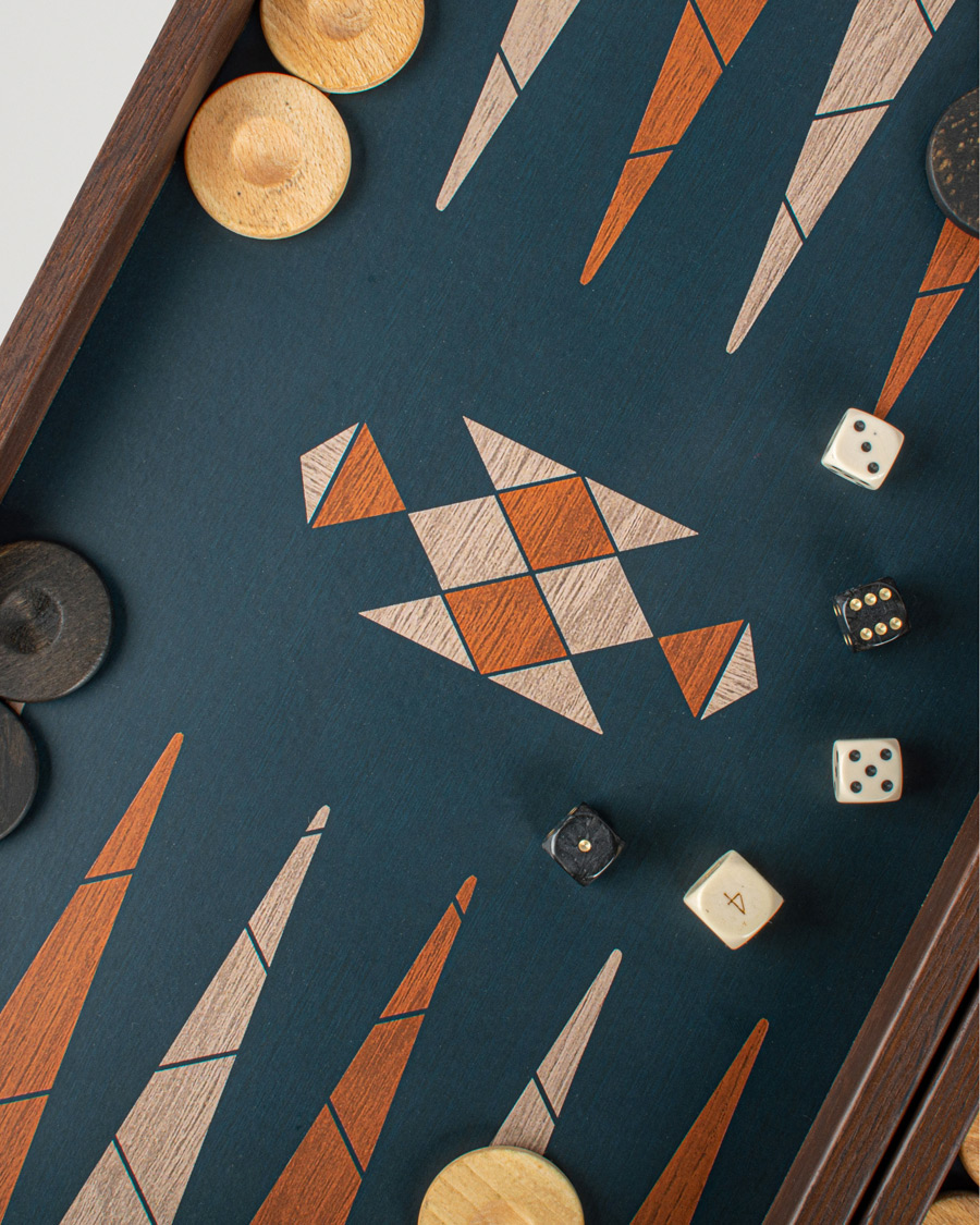 Homme |  | Manopoulos | Wooden Creative Boho Chic Backgammon 