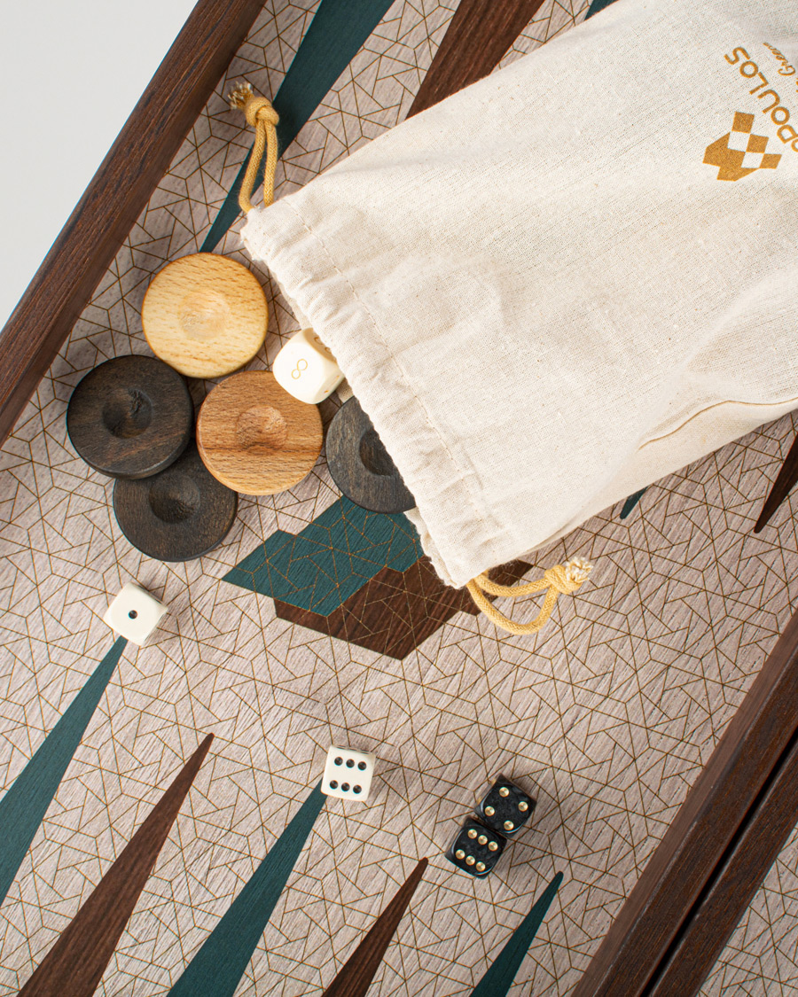 Homme | Style De Vie | Manopoulos | Wooden Creative Trend Colours Backgammon 