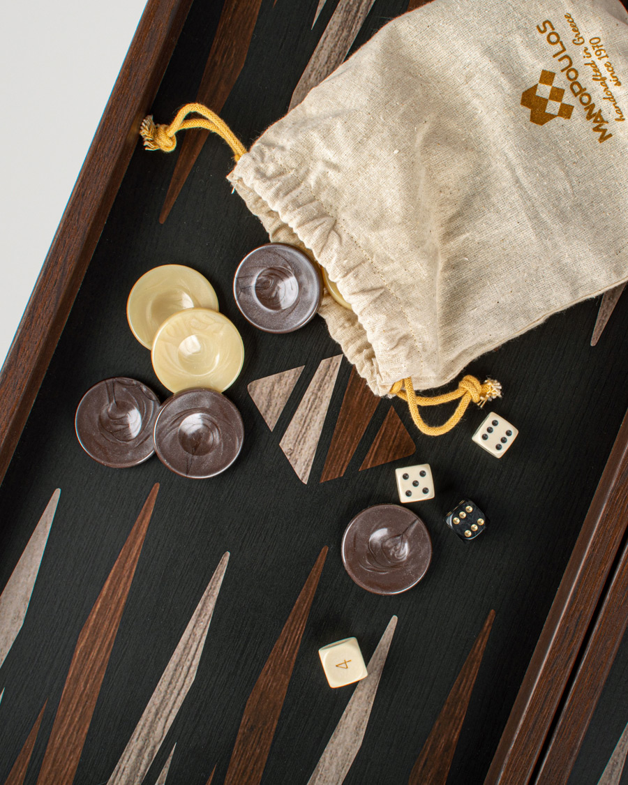 Homme | Pour Les Amoureux De La Maison | Manopoulos | Wooden Creative Minimalistic Backgammon 