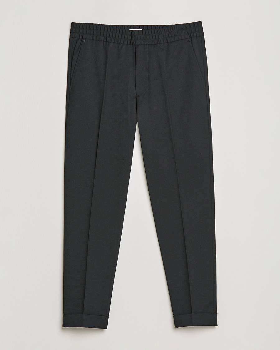 Homme | Pantalons | Filippa K | Terry Cropped Trousers Black