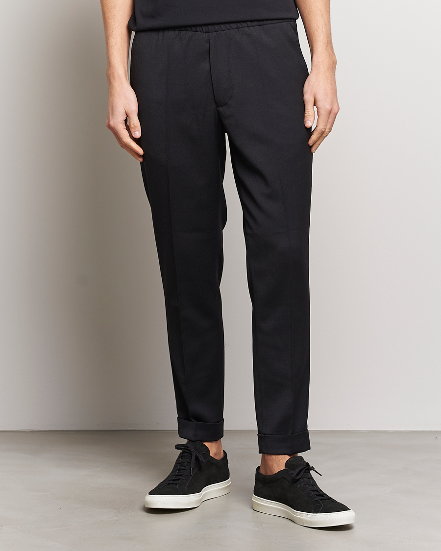 Homme | Sections | Filippa K | Terry Cropped Trousers Black