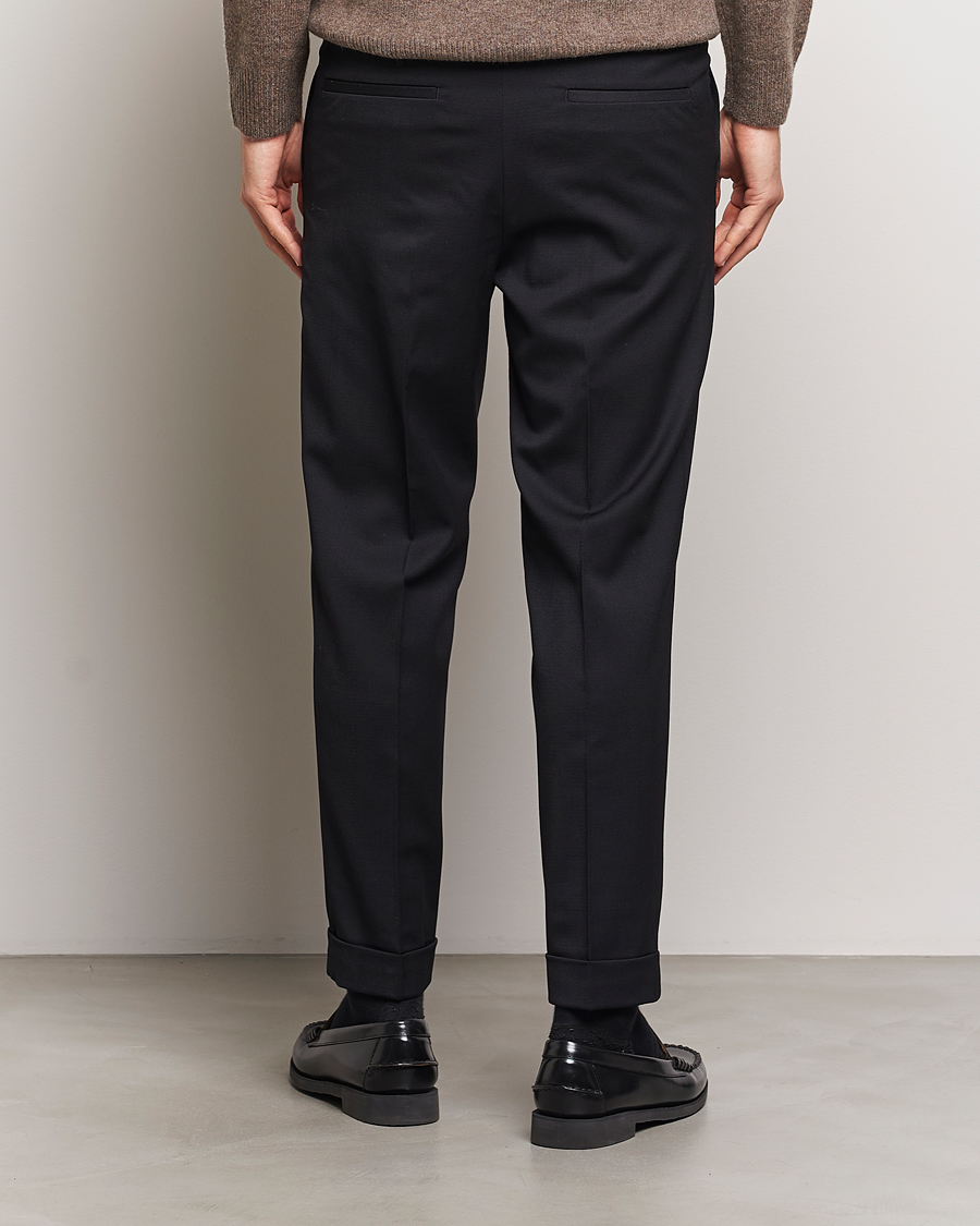 Homme | Pantalons | Filippa K | Terry Cropped Trousers Black