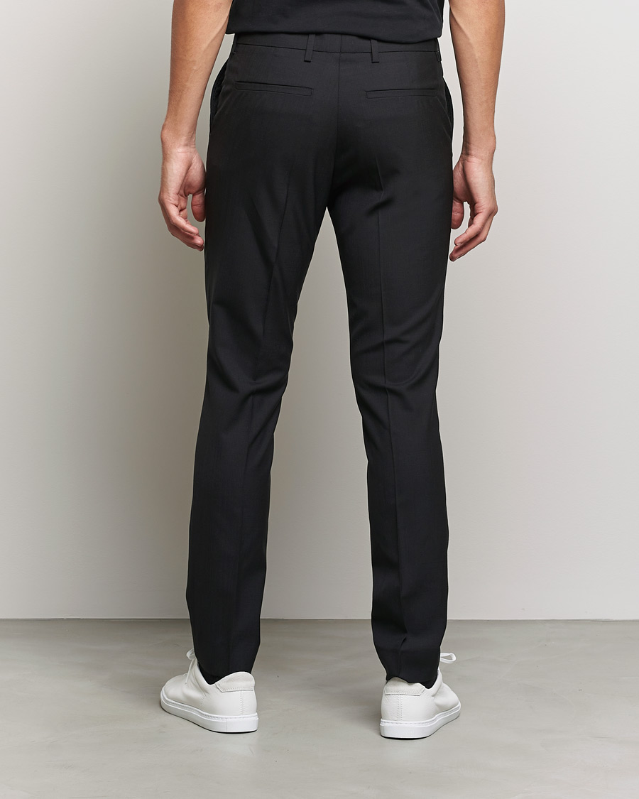 Homme | Pantalons | Filippa K | Liam Cool Wool Slacks Black