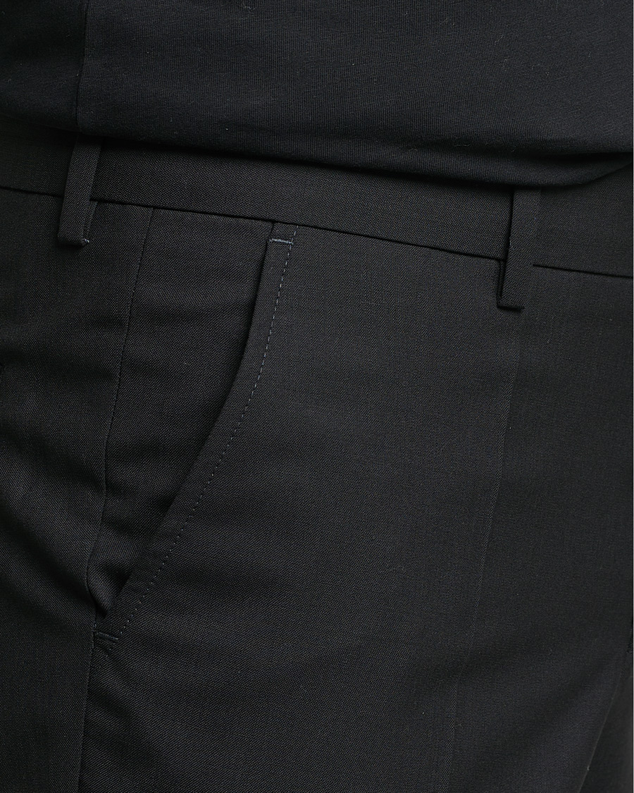 Homme | Pantalons | Filippa K | Liam Cool Wool Slacks Black