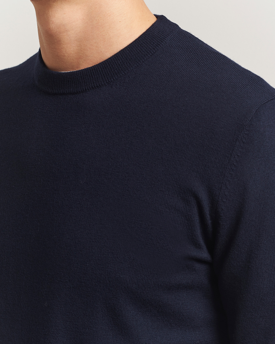 Homme | Pulls Et Tricots | Filippa K | Cotton Merino Basic Sweater Navy