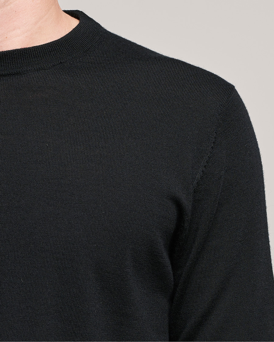 Homme | Pulls Et Tricots | Filippa K | Merino Round Neck Sweater Black