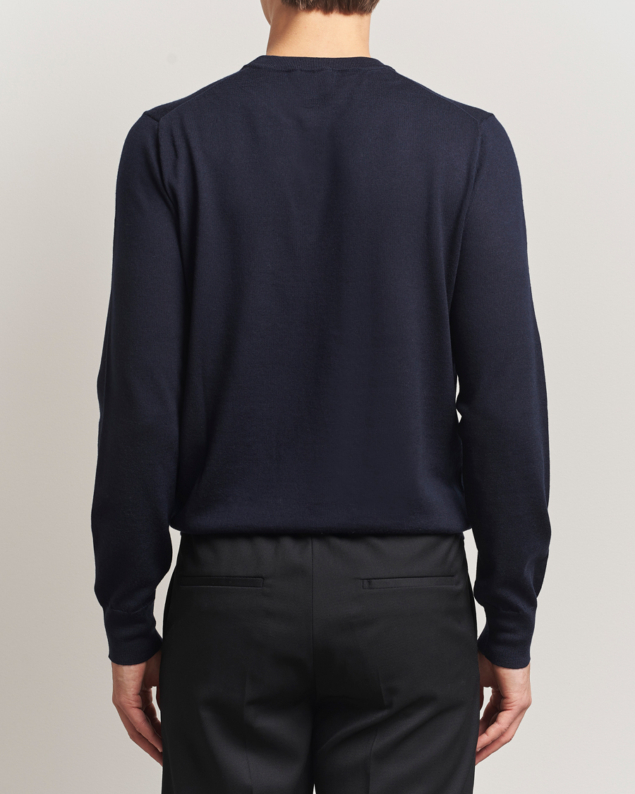 Homme | Pulls Et Tricots | Filippa K | Merino Round Neck Sweater Navy