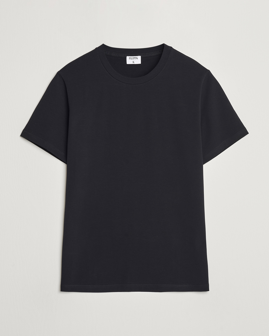 Homme | T-shirts | Filippa K | Soft Lycra Tee Black