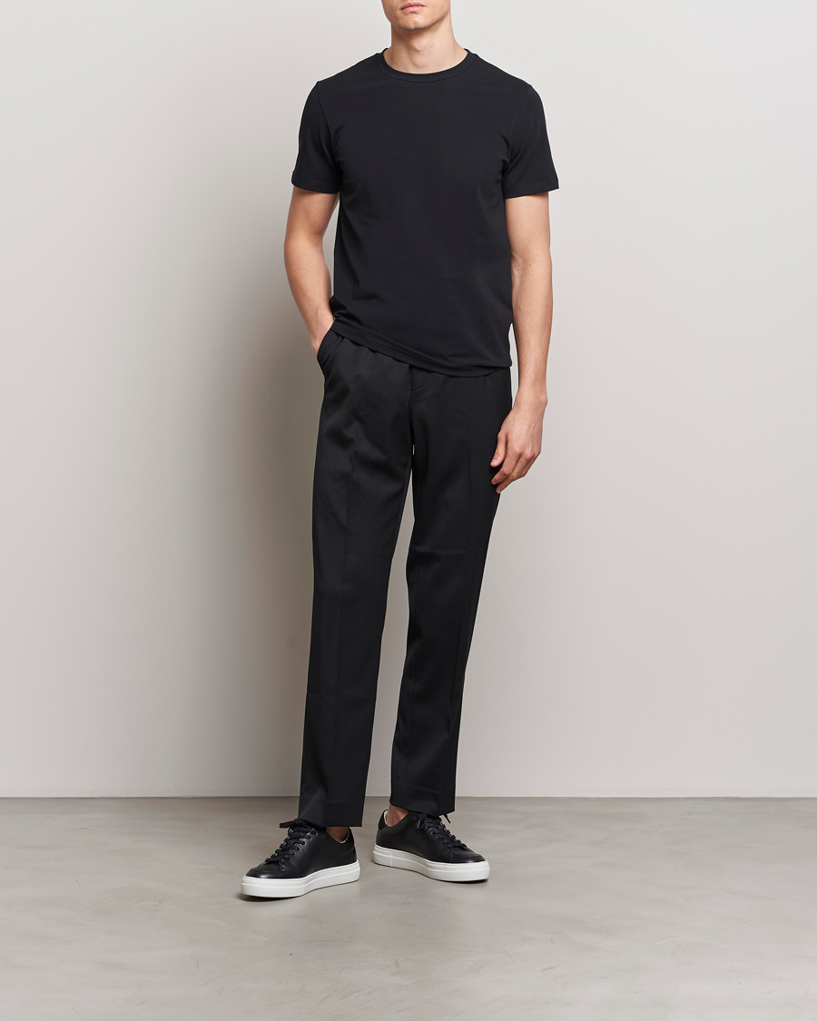 Homme | T-shirts | Filippa K | Soft Lycra Tee Black