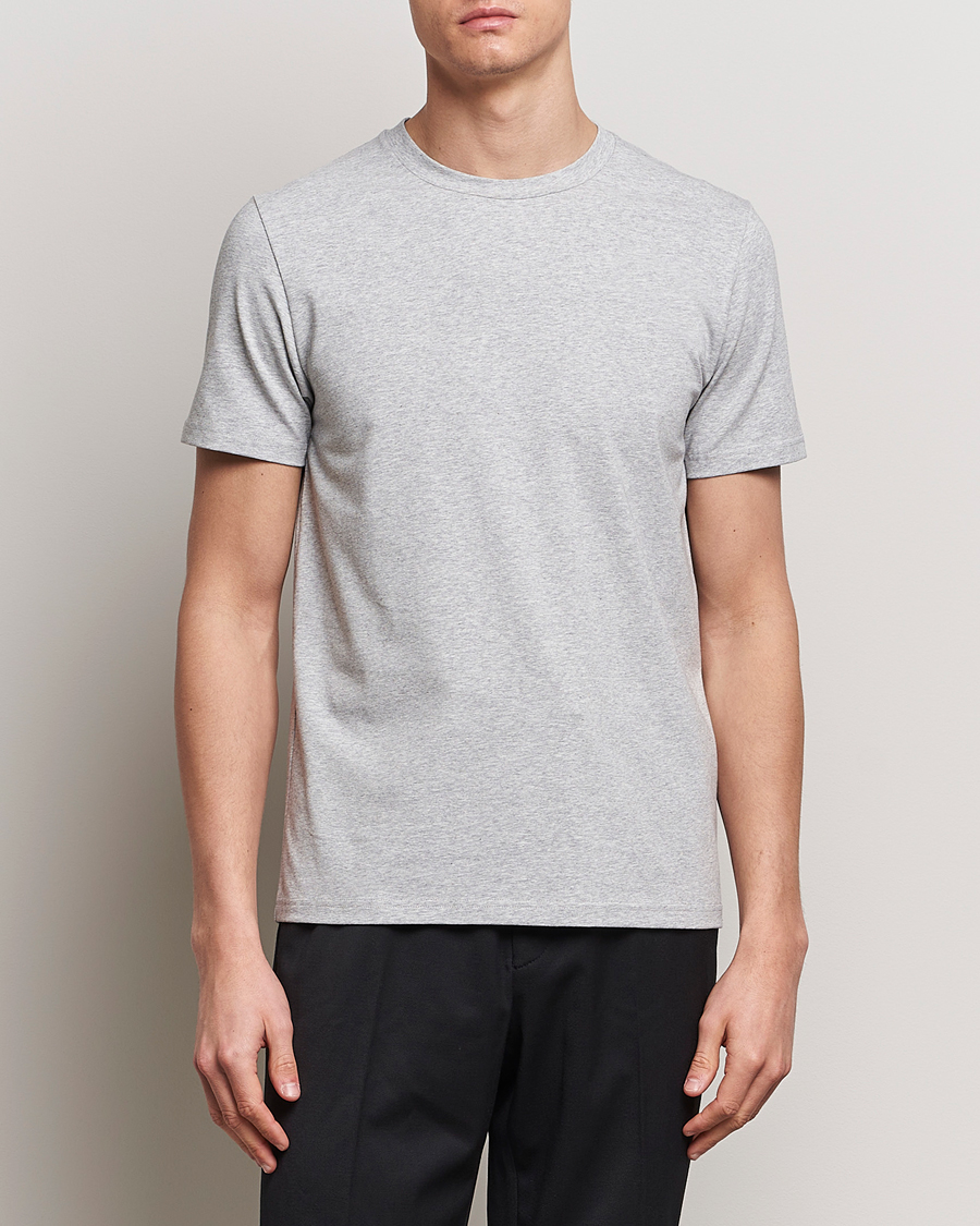 Homme | T-shirts | Filippa K | Soft Lycra Tee Light Grey Melange