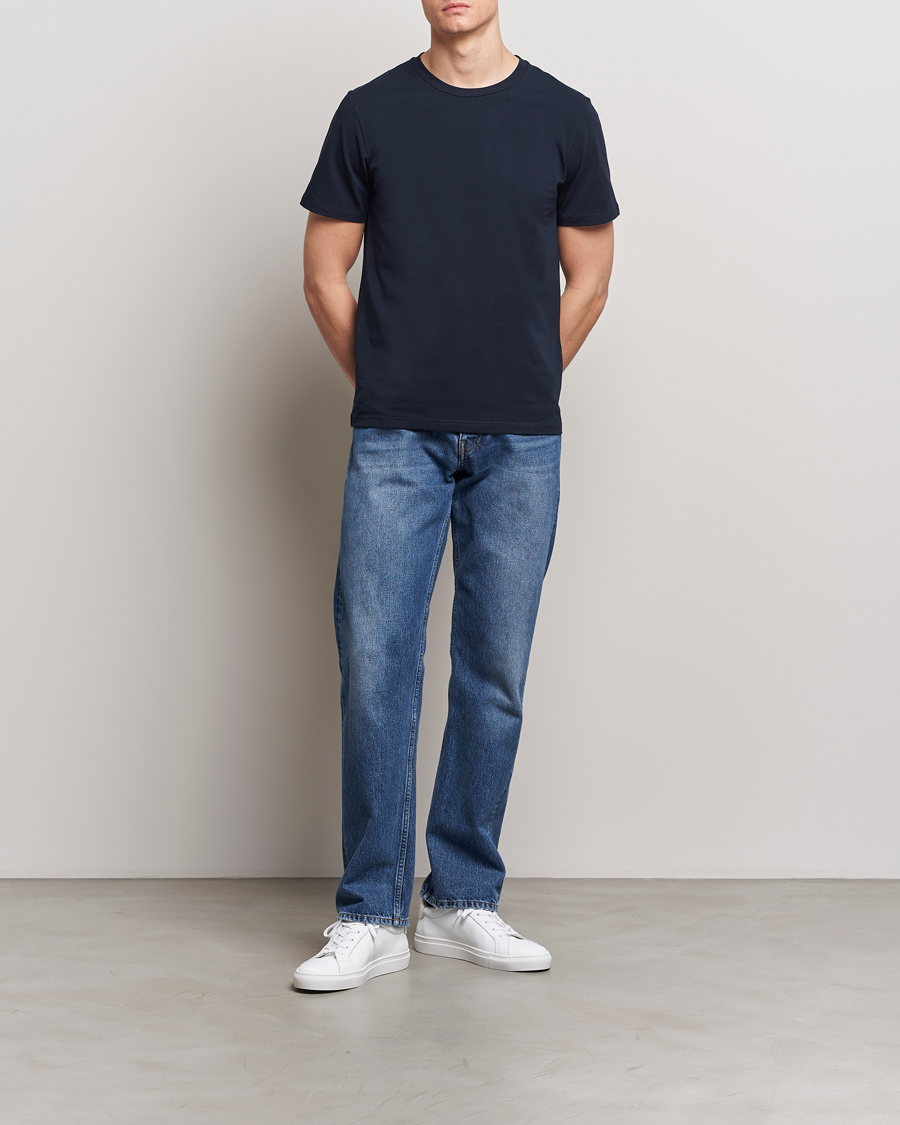 Homme | T-shirts | Filippa K | Soft Lycra Tee Navy
