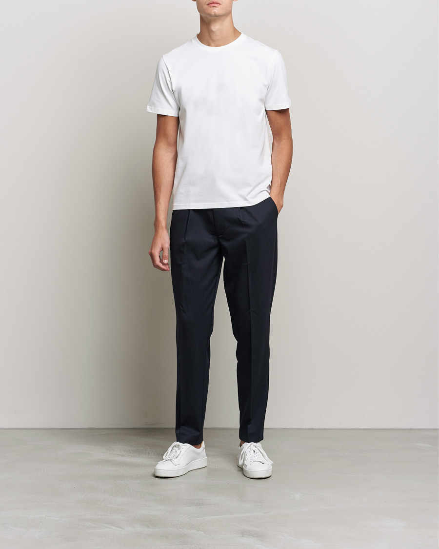 Homme | T-shirts | Filippa K | Stretch Cotton Tee White