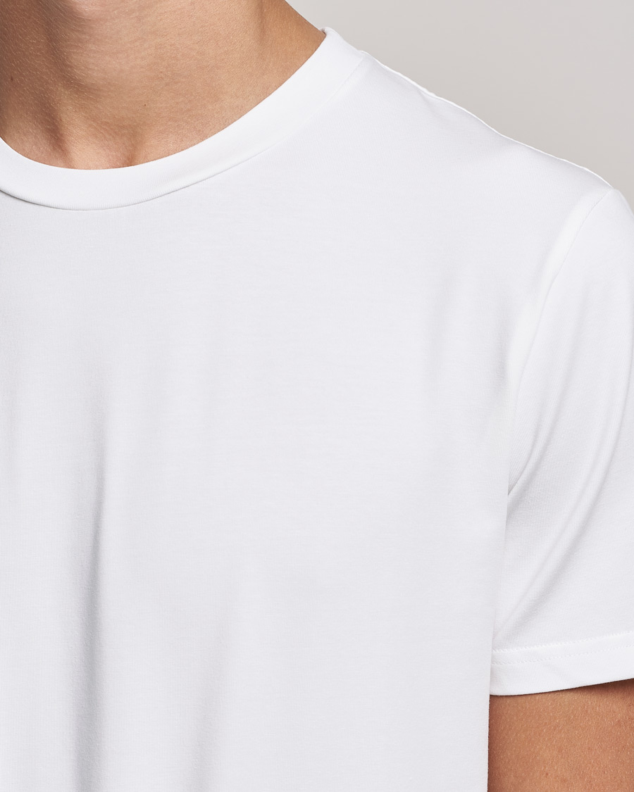 Homme | T-shirts | Filippa K | Stretch Cotton Tee White