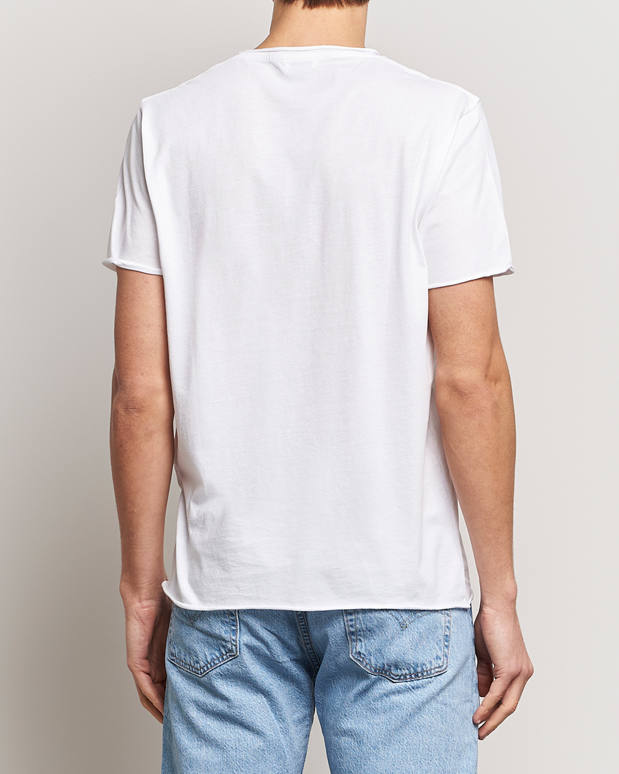 Homme | T-shirts | Filippa K | Roll Neck Crew Neck Tee White