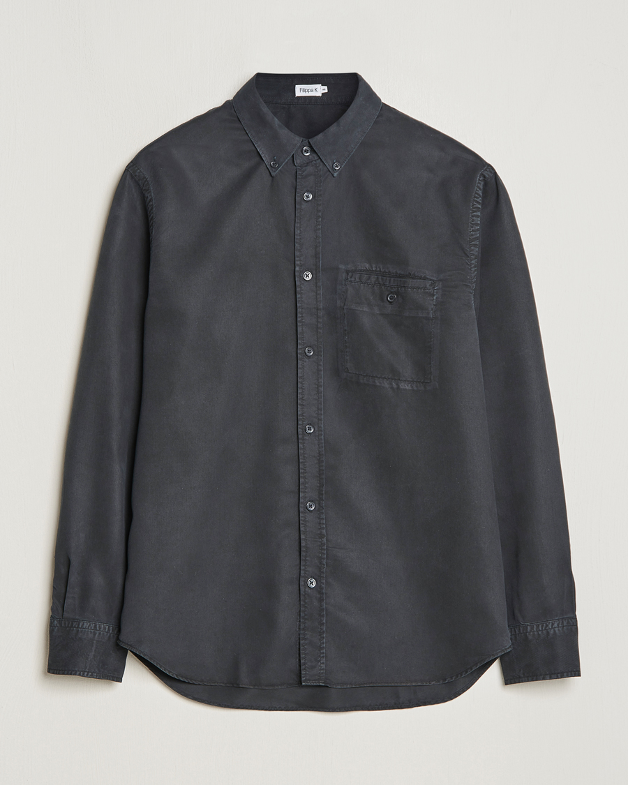 Homme | Chemises | Filippa K | Zachary Tencel Shirt Almost Black