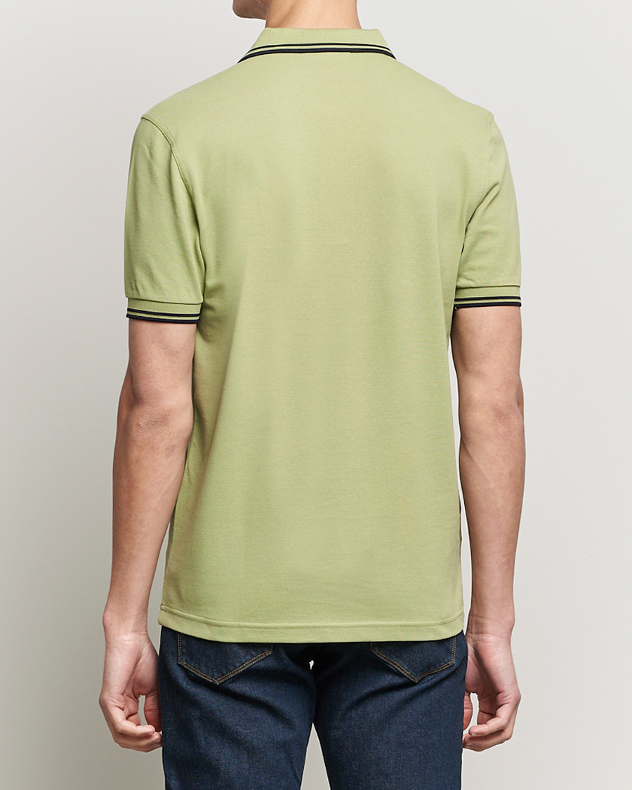 Homme | Polos | Fred Perry | Twin Tip Polo Sage Green 