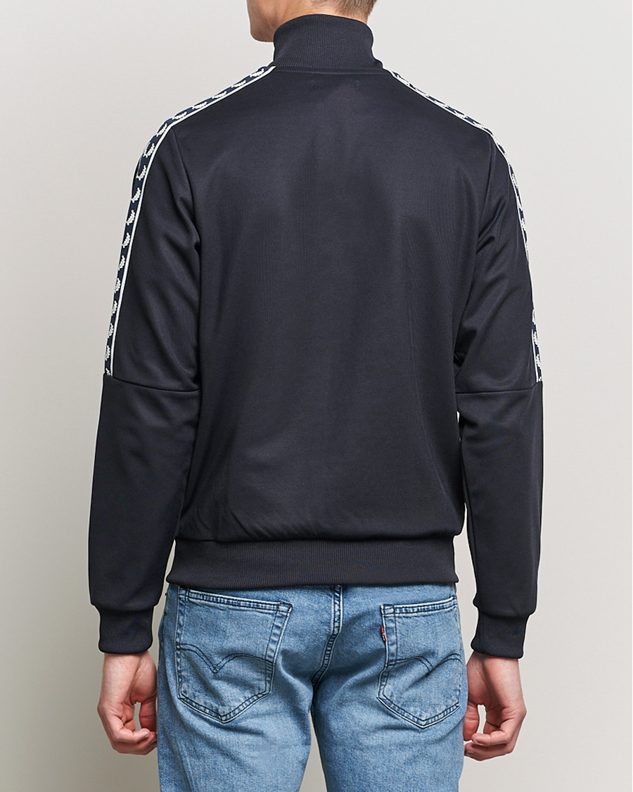 Homme | Pulls Et Tricots | Fred Perry | Pannel Taped Track Jacket Navy