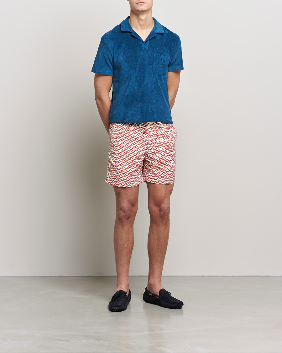 Homme | Polos | Orlebar Brown | Terry Polo Oceanic Blue