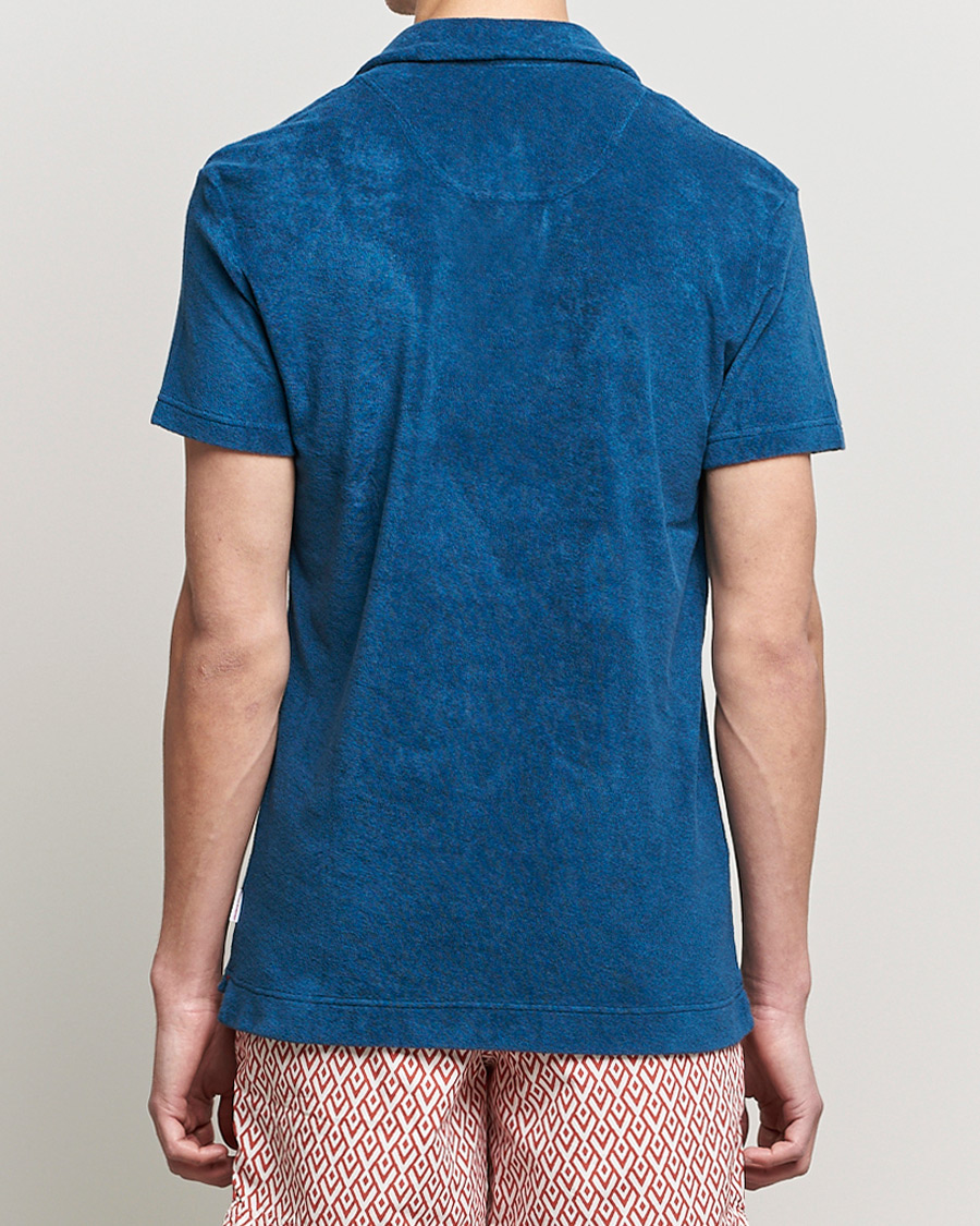Homme | Polos | Orlebar Brown | Terry Polo Oceanic Blue