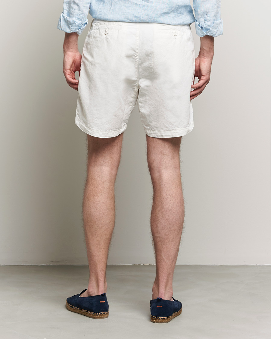 Homme | Shorts | Orlebar Brown | Searose Linen/Cotton Shorts White Sand