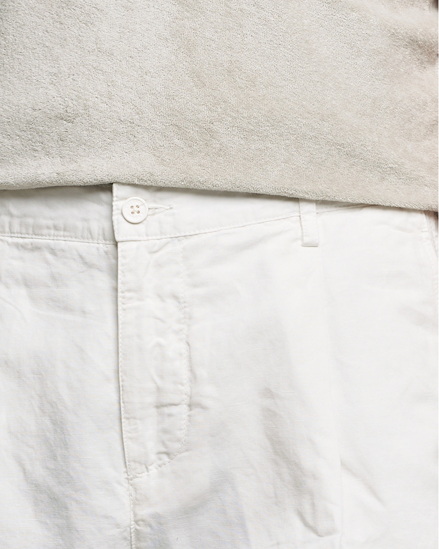 Homme | Pantalons | Orlebar Brown | Dunmore Linen/Cotton Trousers White Sand