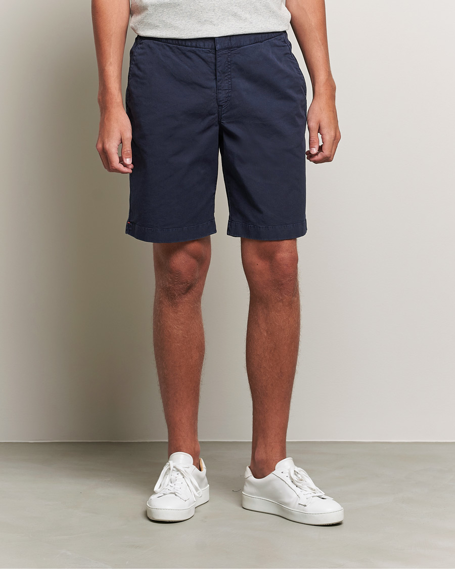 Homme | Shorts | Orlebar Brown | Dane Cotton Twill Shorts Night Iris
