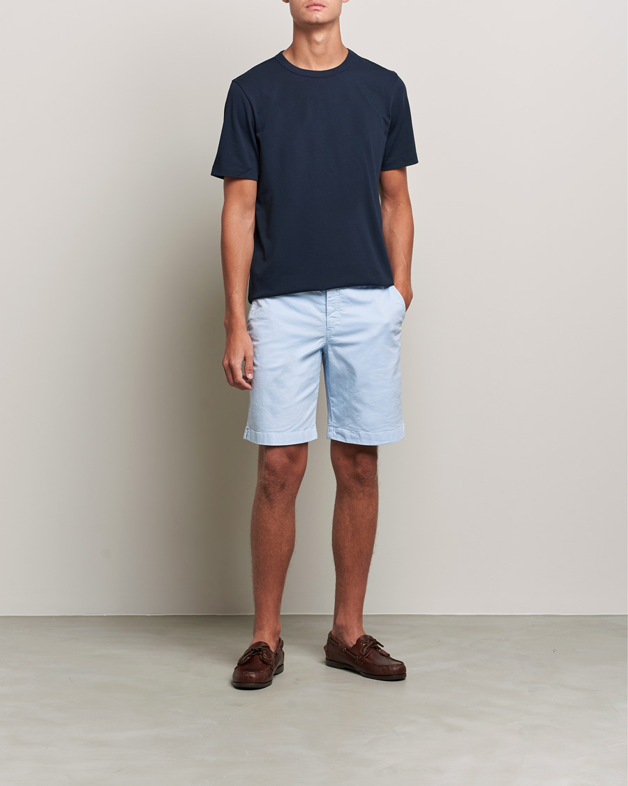 Homme | Shorts | Orlebar Brown | Dane Cotton Twill Shorts Ice Blue