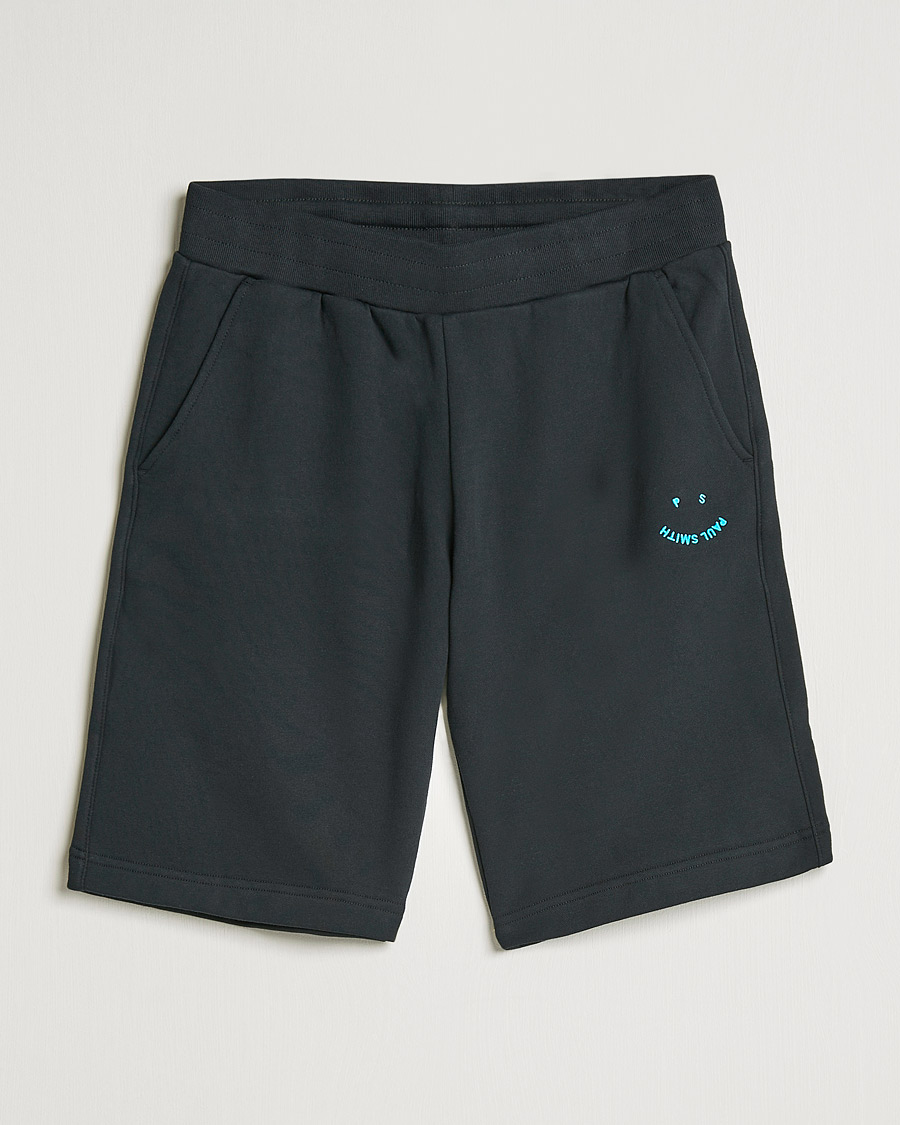 Homme | Shorts | PS Paul Smith | Happy Organic Cotton Shorts Black
