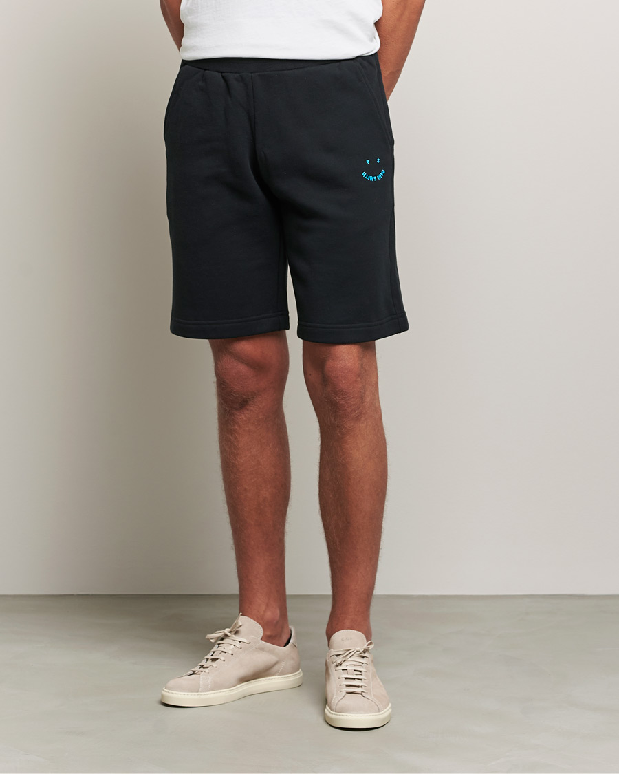 Homme | Shorts | PS Paul Smith | Happy Organic Cotton Shorts Black