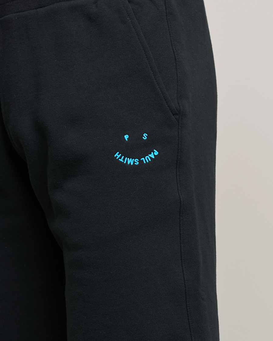 Homme | Shorts | PS Paul Smith | Happy Organic Cotton Shorts Black