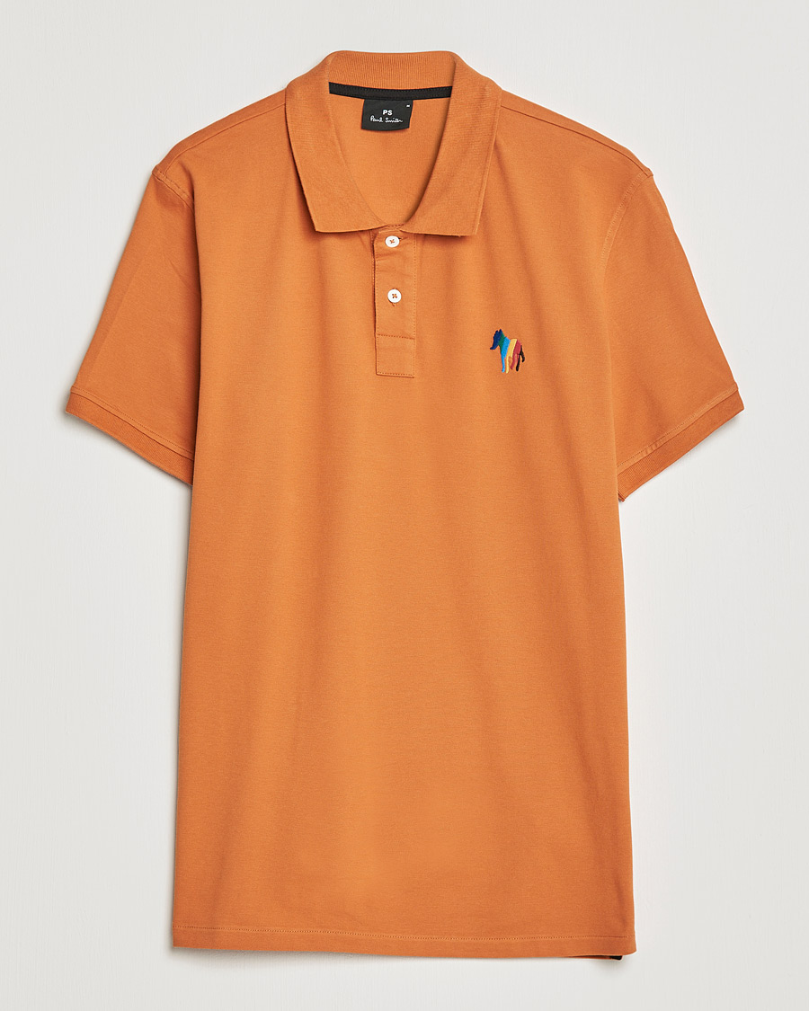 Homme | Polos | PS Paul Smith | Regular Fit Zebra Polo Oranges