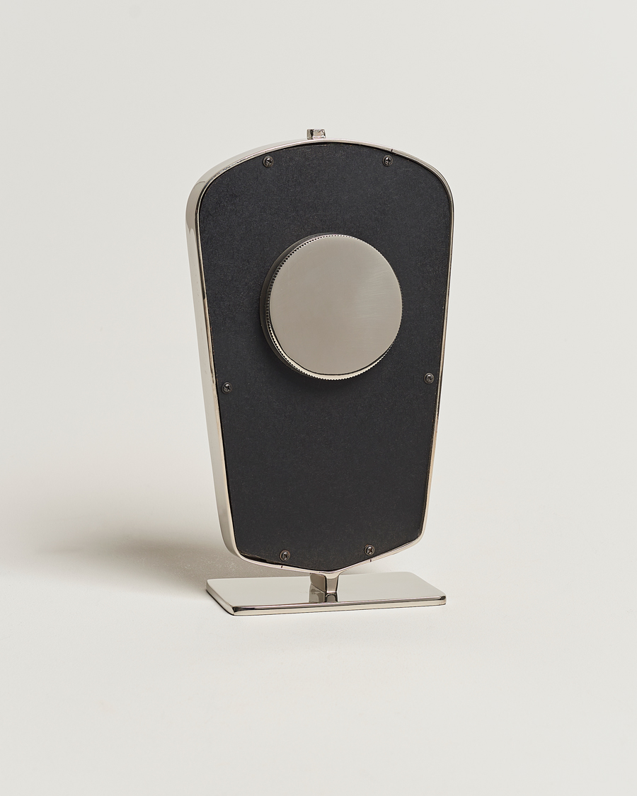 Homme | Pour La Maison | Authentic Models | Art Deco Desk Clock Silver