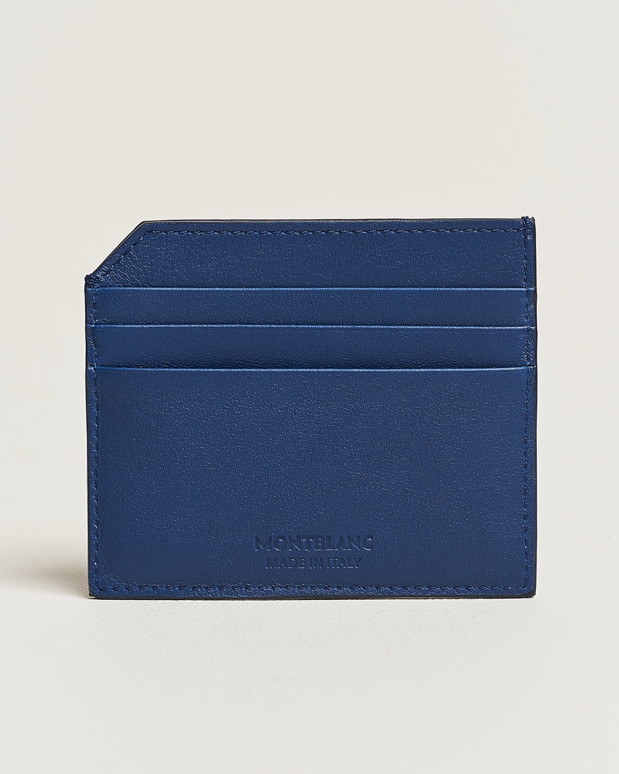 Homme |  | Montblanc | Meisterstück Selection Soft Card Holder 6cc Cobalt Blue